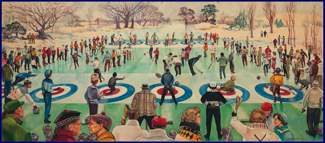 Curling on Fairy Lake
